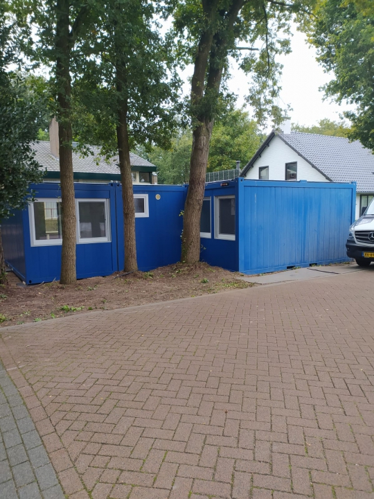 Plaatsing noodwoning