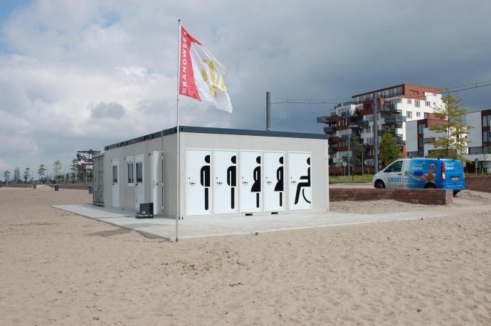 First aid post at the beach