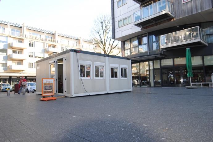 Temporary bakery during renovation