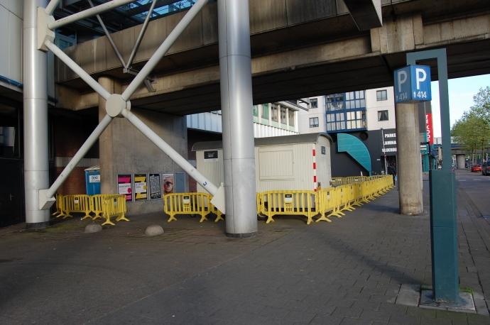 Temporary mobile bike sheds