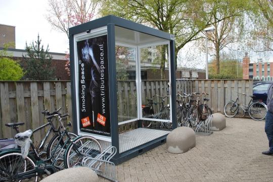 Tijdelijke rookruimte
