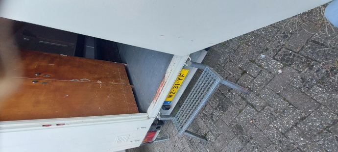 Schaftwagen snelverkeer 4m. HS-1220