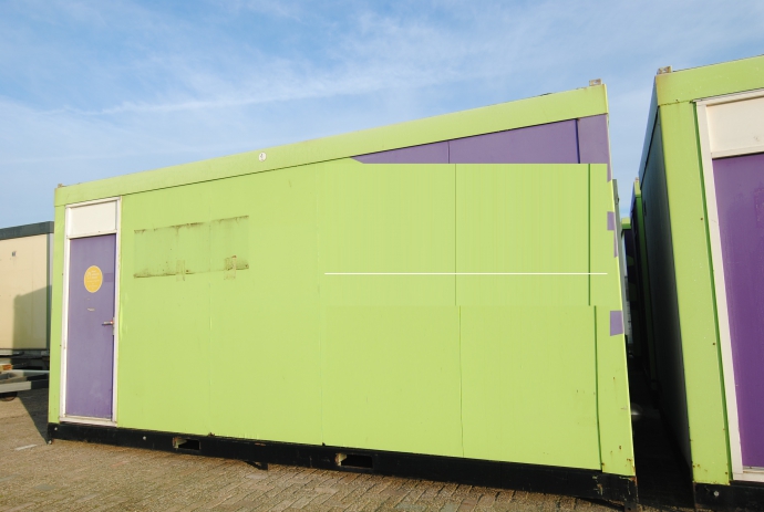 Kantoorunit 6x3m. lege ruimte HS-1247
