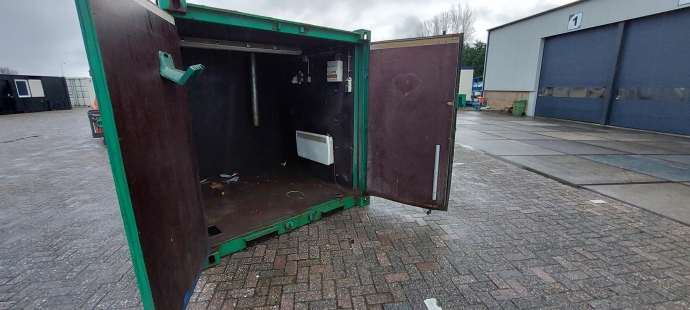 Container geïsoleerd met elektrische installatie HS-1339