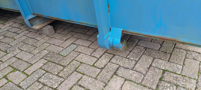 Container 20ft. op slede HS-1362