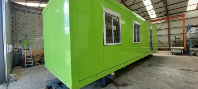 Cabin 10,8x3m. HS-1380 Tinyhouse Bureelcontainer