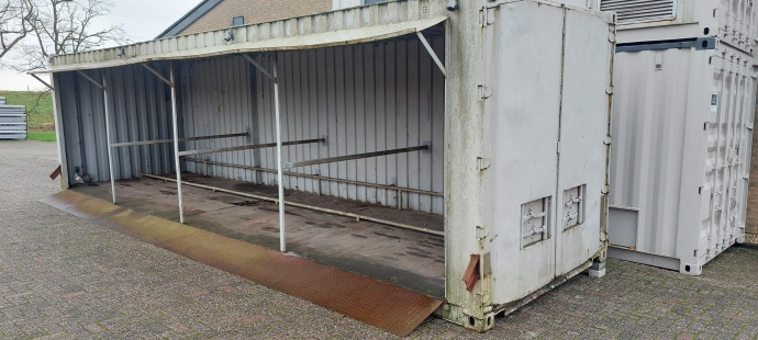 Fietsenstalling 9x2,80m. HS-1489