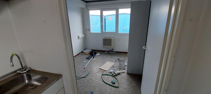 Unit 6x3m. pantry toilet kantoor HS-1490