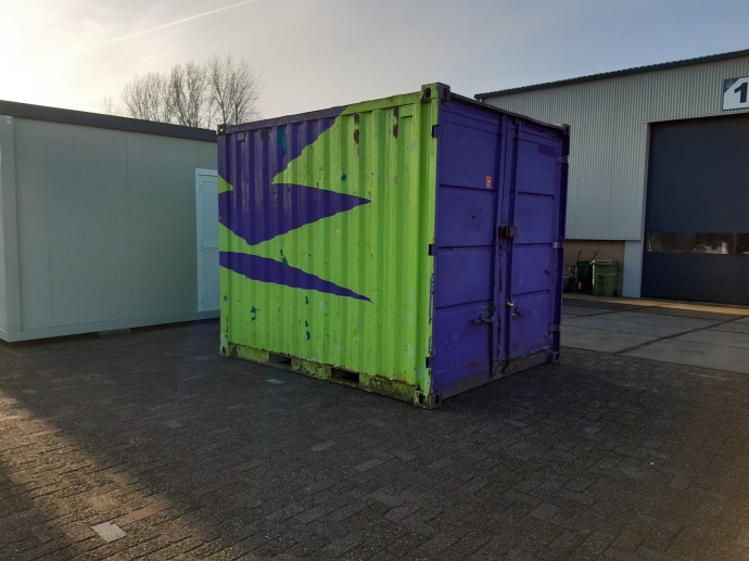 10ft. container met stalen vloer HS-1500