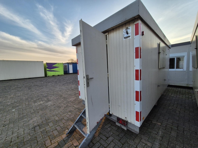 Schaft-bureelwagen 4m. pak-schaft-toilet HS-1515