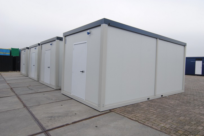 Unit 6x3m. leeg elektrische verlichting (LED) verwarming HS-365-366-367-368