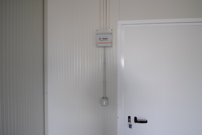 Unit 6x3m. leeg elektrische verlichting (LED) verwarming HS-365-366-367-368