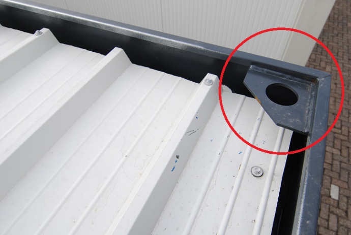 JONG GEBRUIKT units 6x3m. leeg ! Ref. HS-951-952