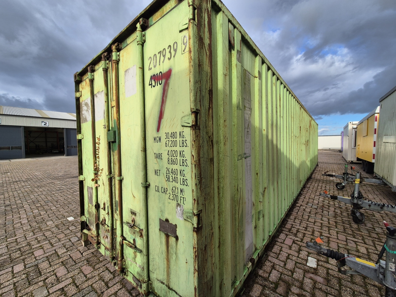 Gebruikte 40ft zeecontainer – direct uit voorraad leverbaar HS-1648