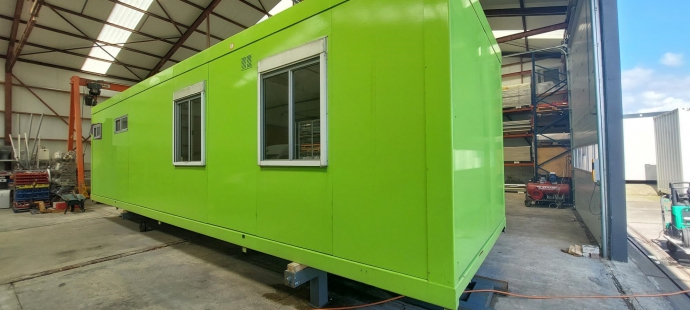 Cabin 10,8x3m. HS-1380 Tinyhouse Bureelcontainer